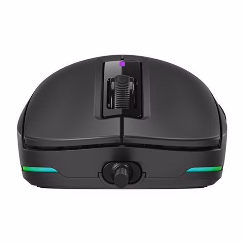 Lorgar MSA10WRBK, herná myš, ultraľahká 55g, 6 prog. tlačidiel, 12 000 dpi, podsvietenie RGB,čierna