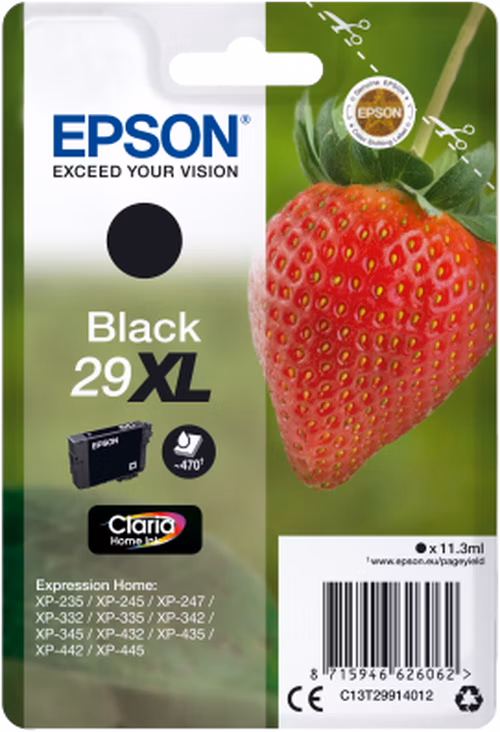 Epson inkoustová náplň/ T2991/ Singlepack 29XL Claria Home Ink/ Černá