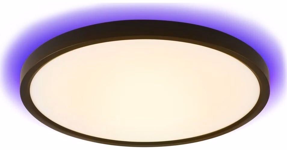 IMMAX NEO LITE TUDO SMART stropní svítidlo RGB podsvícení 60cm 65W s podporou BEACON, Wi-Fi, TUYA, černé