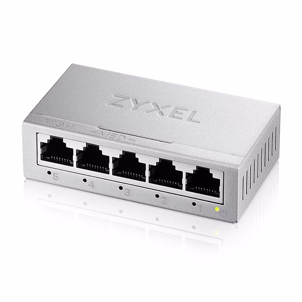 Zyxel GS-105B V5 5-Port MINI Desktop Gigabit Ethernet Switch - Metal Housing