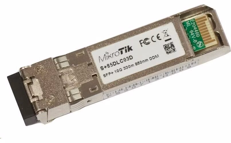 Mikrotik SFP+ (miniGBIC) modul S+85DLC03D, MM, 300m, 10G