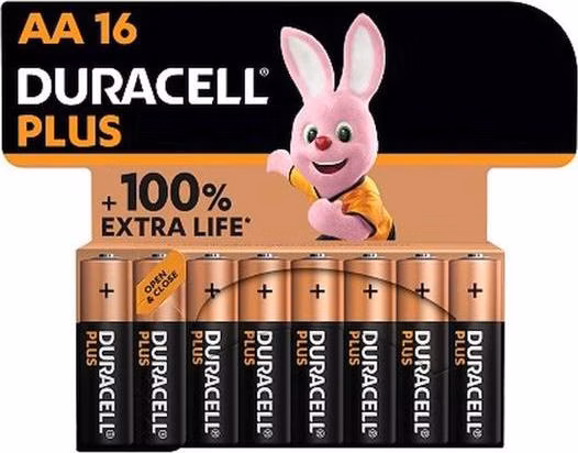 Duracell MN1500B8 Duracell Plus AA 16 Pack