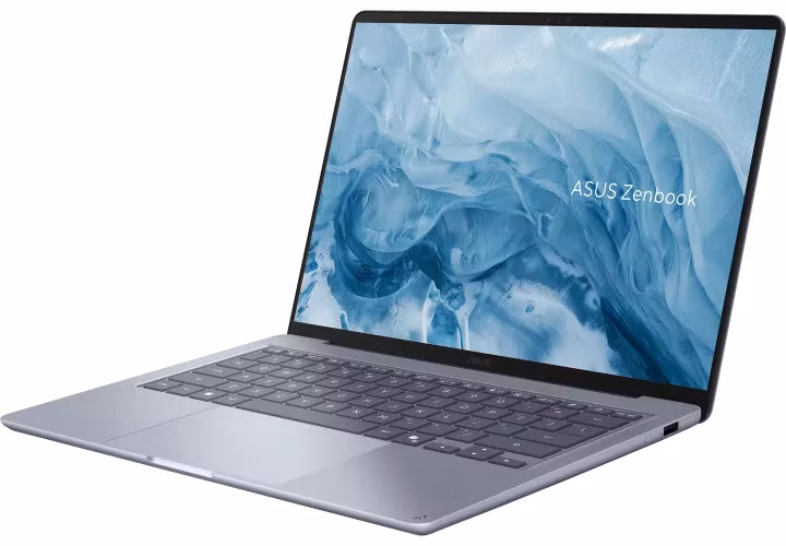 ASUS Zenbook 14 UX3480AA-OLED054W, Intel Ultra 7 355, 14.0˝ 1920x1200 WUXGA, UMA, 24GB, SSD 512GB, W11H, TOPS 50, bez AC