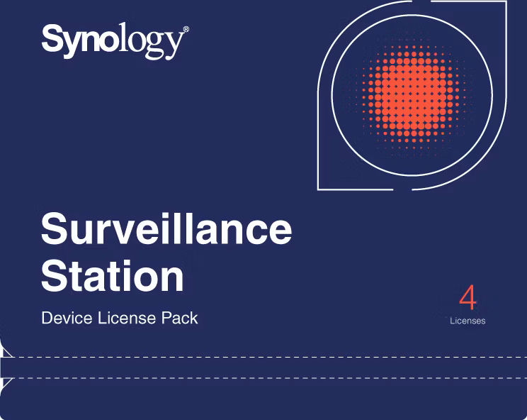 Synology™ Surveillance station, LicensePack pre 4 kamery