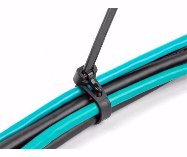 Delock Kabelové stahovací pásky pro opakované použití tepelně odolné D 300 x Š 7,6 mm 100 kusů černé