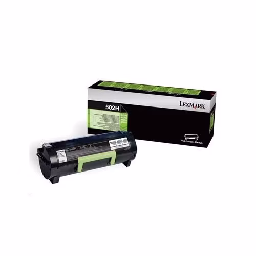 BAZAR - LEXMARK černý toner 502H pro MS310/MS410/MS510/MS610 z programu Lexmark Return, (5 000 stran) - Poškozený obal (