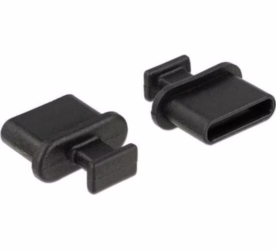 Delock Prachová záslepka pro USB Type-C™ samice s uchopením 10 kusů černá