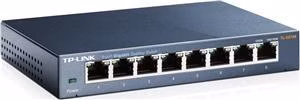 8-Port Gigabit Desktop Switch PORT: 8× Gigabit RJ45 Ports SPEC: Desktop Steel Case FEATURE: Plug and Play