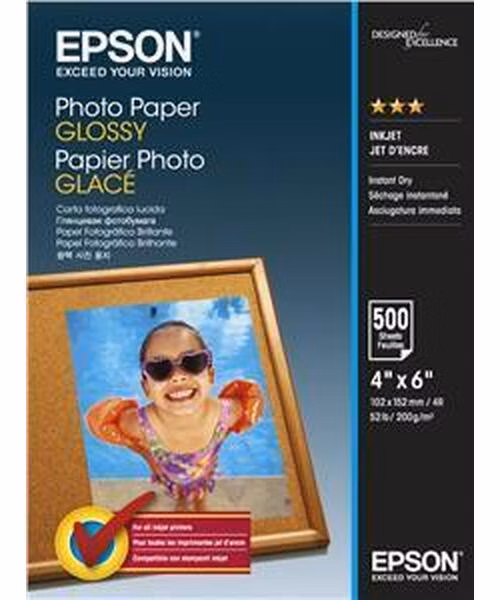 EPSON fotopapír C13S042549/ 10x15cm/ lesklý/ 500ks