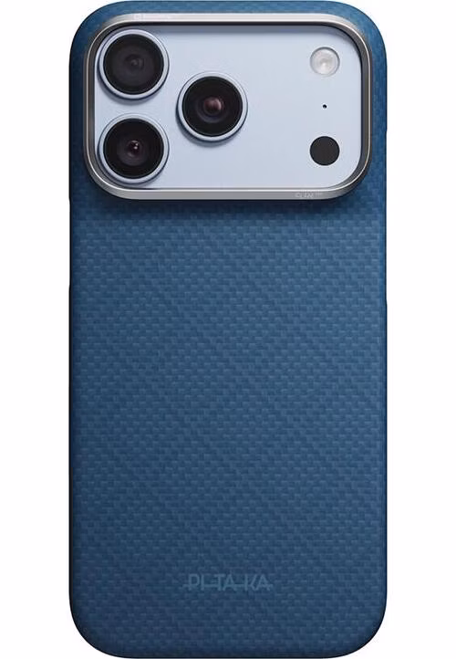 Pitaka kryt Edge Case Argyle pre iPhone 18 Pro Max - Abyss Blue