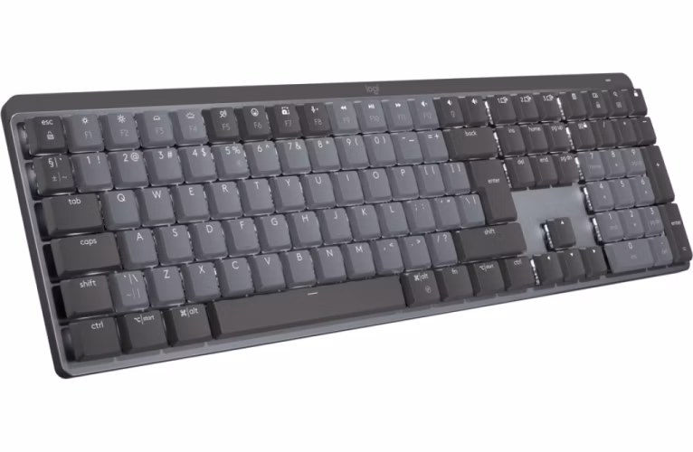 Logitech klávesnice MX Mechanical US - tactile/ bezdrátová/ Bluetooth/ USB-C/ US layout/ grafitová