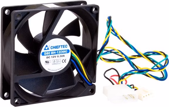 Ventilátor CHIEFTEC AF-0825PWM, 80x80x25 mm, PWM