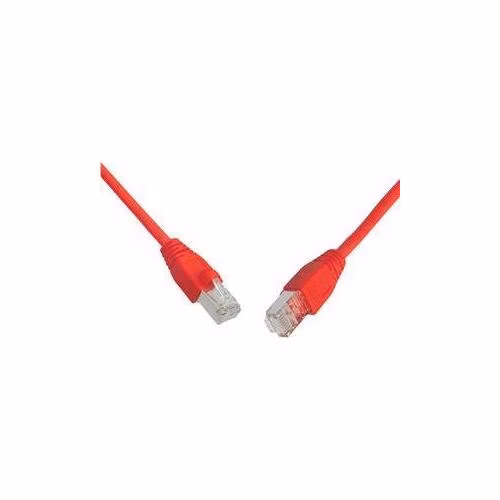 SOLARIX patch kábel CAT6 SFTP PVC 0,5m červený