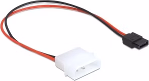 Delock napájecí adaptér IDE MOLEX na SATA napájení 6-pin