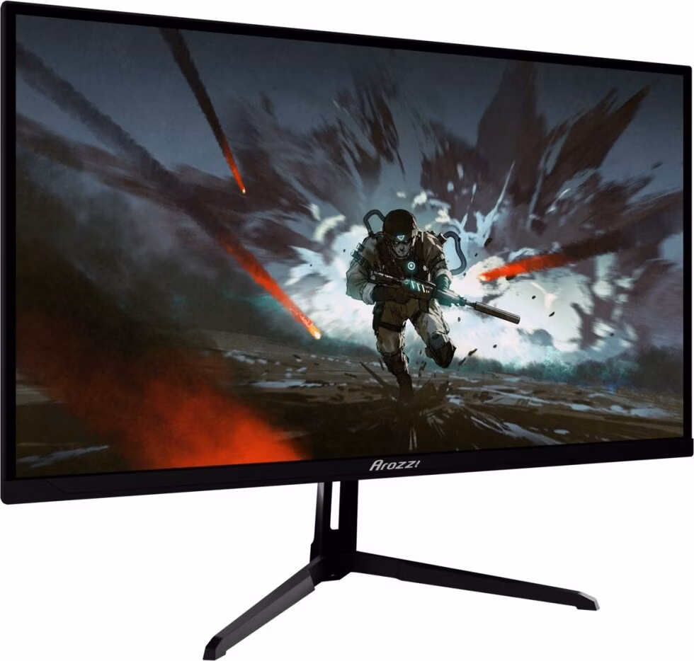 AROZZI NOVA herní monitor 24,5" 25T1K400 Black/ LED/ IPS/ 1920x1080/ 400Hz/ 1000:1/ 1ms/ 2xHDMI/ 2xDP/ černý