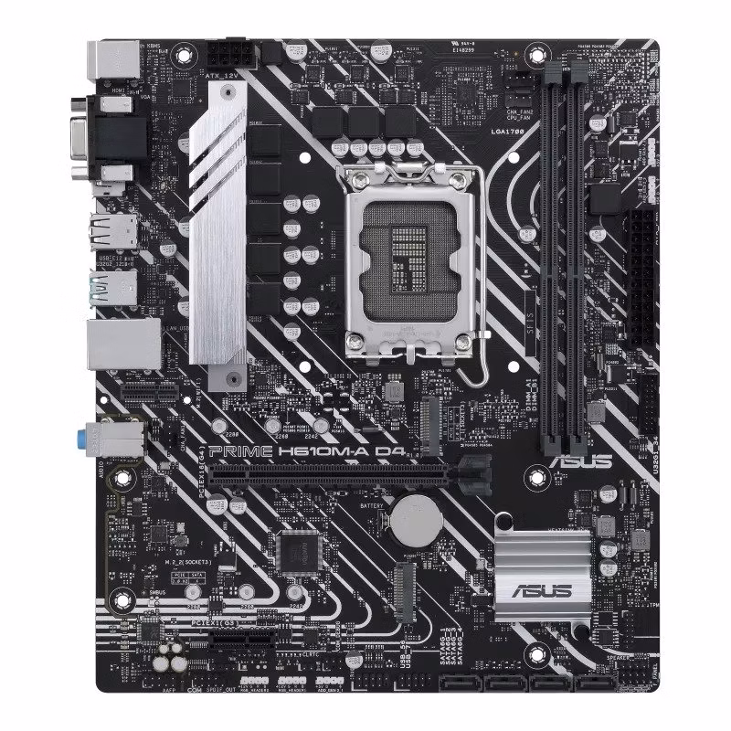 ASUS MB Sc LGA1700 PRIME H610M-A DDR4-CSM, Intel H610, 2xDDR4, 1xDP, 1xHDMI, 1xVGA, mATX