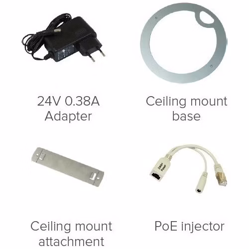 MikroTik cAP, 2dBi Dual-Chain, 650MHz CPU, 64MB RAM, 1x LAN, 2.4GHz Wi-Fi, 802.11b/g/n, vrátane. Licencia L4