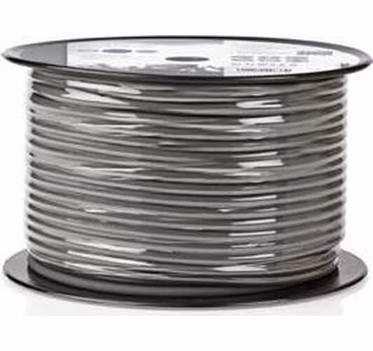 Nedis COTR15030GY100 - Pružný Kabel k Reproduktoru | 2x 1,5 mm2 | 100 m | Cívka | Šedá barva
