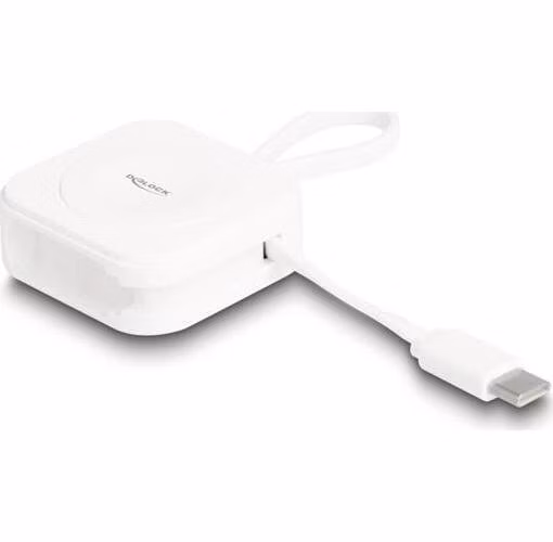 Delock Nabíjecí podložka USB Type-C™ na hodinky Apple, bílá, magnetická