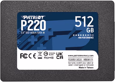 PATRIOT P220 512GB SSD / Interní / 2,5" / SATA 6Gb/s /