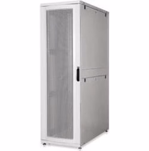 DIGITUS Serverový stojan 42U, Unique Series, dveře z perforované oceli 2050x600x1200 mm, barva šedá (RAL 7035)