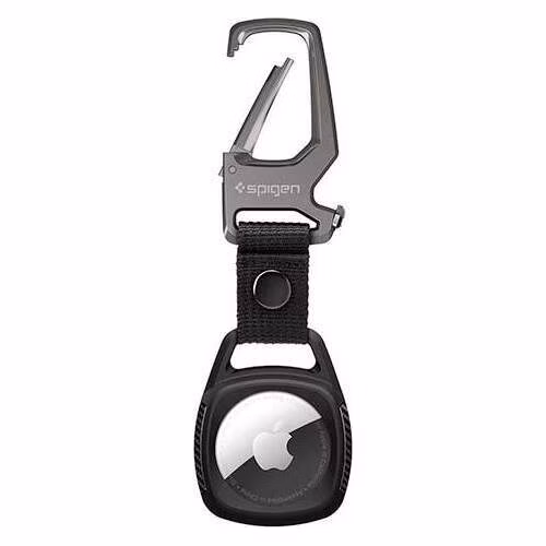 Spigen puzdro Rugged Armor Case pre AirTag - Black