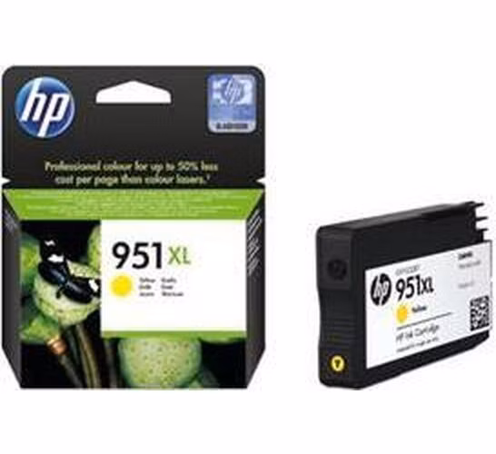 HP 951 XL žltá atramentová kazeta, CN048AE