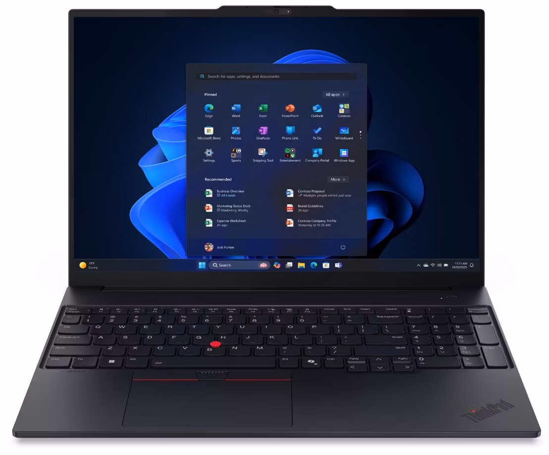 LENOVO NTB ThinkPad E16 Gen 3 - Ultra 5 225U,16" WUXGA IPS,16GB,1TSSD,HDMI,Int. Intel,W11H,3Y Onsite