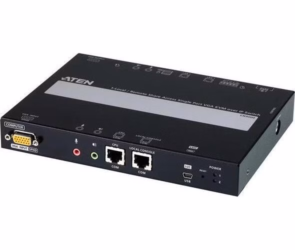 ATEN 1-Local/Remote Share Access Single Port VGA KVM over IP Switch