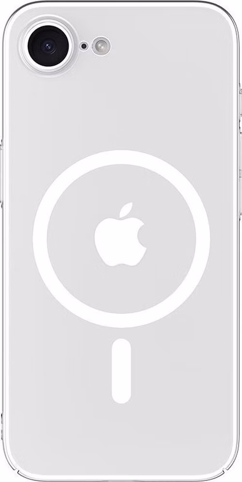 Comma kryt Hard Jacket Magnetic Case pre iPhone 16e/17e - Clear