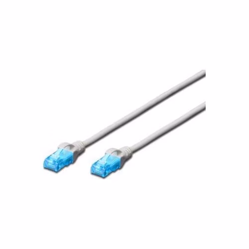 Digitus Ecoline Patch Cable, UTP, CAT 5e, AWG 26/7, šedý 2m, 1ks