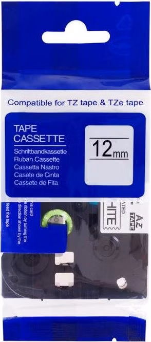 PRINTLINE kompatibilní páska s Brother TZE-C31, 12mm, černý tisk/signální žlutý podklad