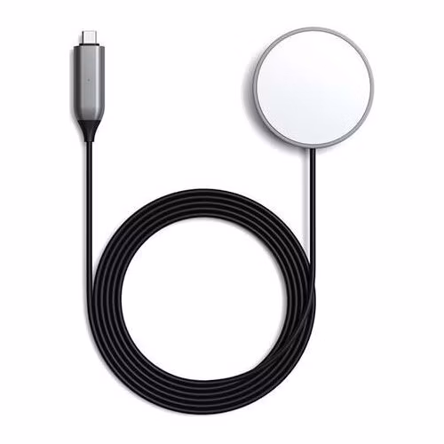 Satechi USB-C Wireless Magnetic Charging Cable - Space Gray