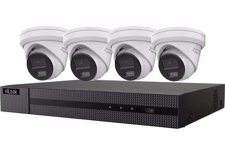 HiLook powered by Hikvision IK28P-460T/ Turret kamera KIT, 4 kamery/ rozlišení 6Mpix/ Smart Hybrid Light