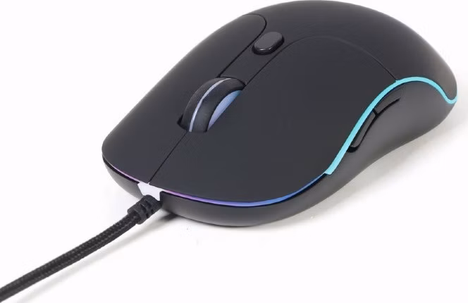 Gembird Myš MUS-UL-02, podsvícená, 2400DPI,  USB, černá
