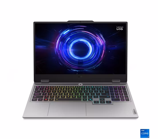 Lenovo LOQ 15IRX10 Intel i7-13650HX 32GB 1TB-SSD 15.6"WQHD IPS AG RTX5060-8GB Win11Home Luna Grey
