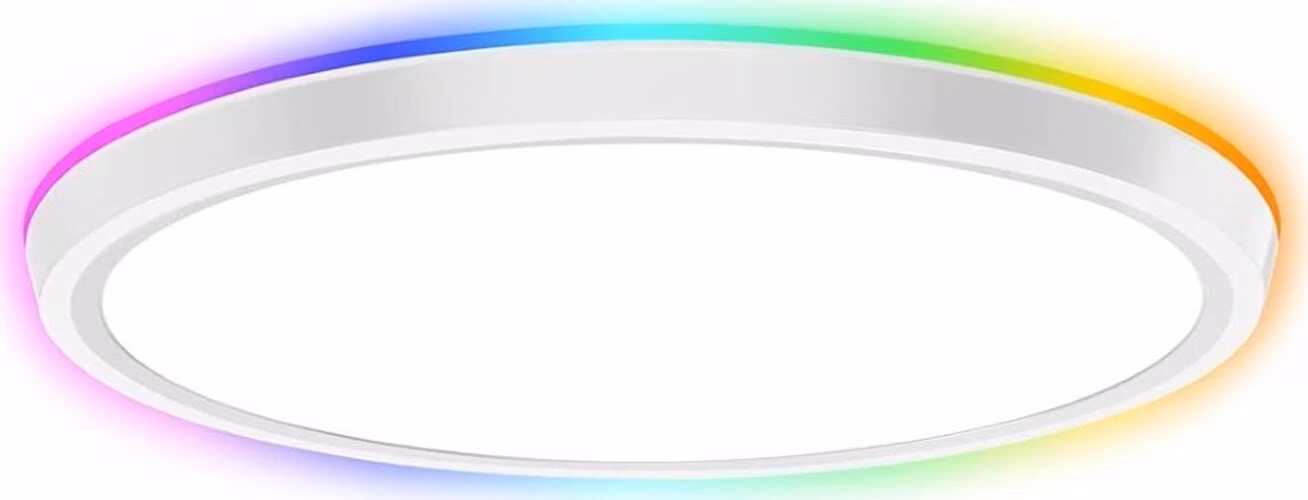 IMMAX NEO LITE TUDO SMART stropní svítidlo s RGB podsvícením 40cm, 50W, Wi-Fi, TUYA