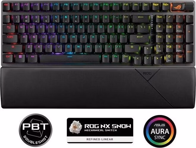 ASUS klávesnice ROG STRIX SCOPE II 96 WL/NXSW/US/PBT