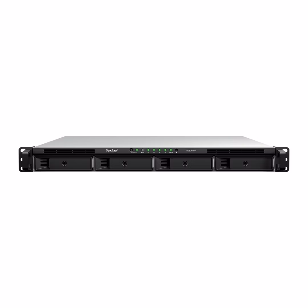 Synology RS826+ RackStation (4C/RyzenV1500B/2,2GHz/4GBRAM/4xSATA/2xUSB3.2/4xGbE/1xPCIe/1xUSB-C)