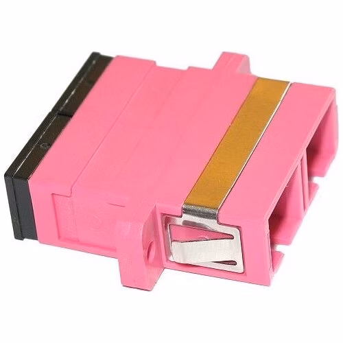 XtendLan SC-SC duplex adapter MM, OM4, fialová, do optických rozvaděčů