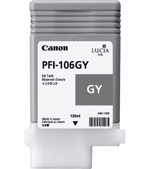 Canon Zásobník inkoustu PFI-106GY/ iPF-63xx/ Šedivá