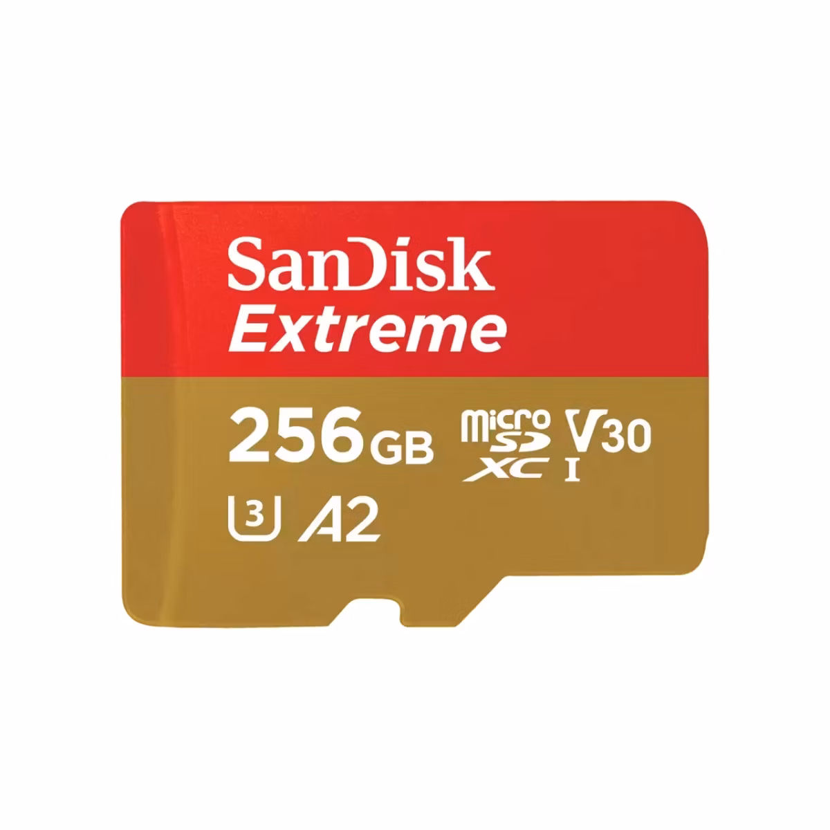 Karta SanDisk micro SDXC 256GB Extreme (190 MB/s Class 10, UHS-I U3 V30) + adaptér