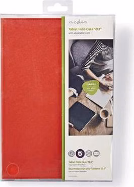 Nedis TCVR10100RD - Pouzdro Tablet Folio | 10" | Univerzální | Červená barva