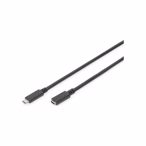 Digitus Prodlužovací kabel USB C na C samec/samice 1,5 m, 3A, 480 MB, verze 2.0, bl