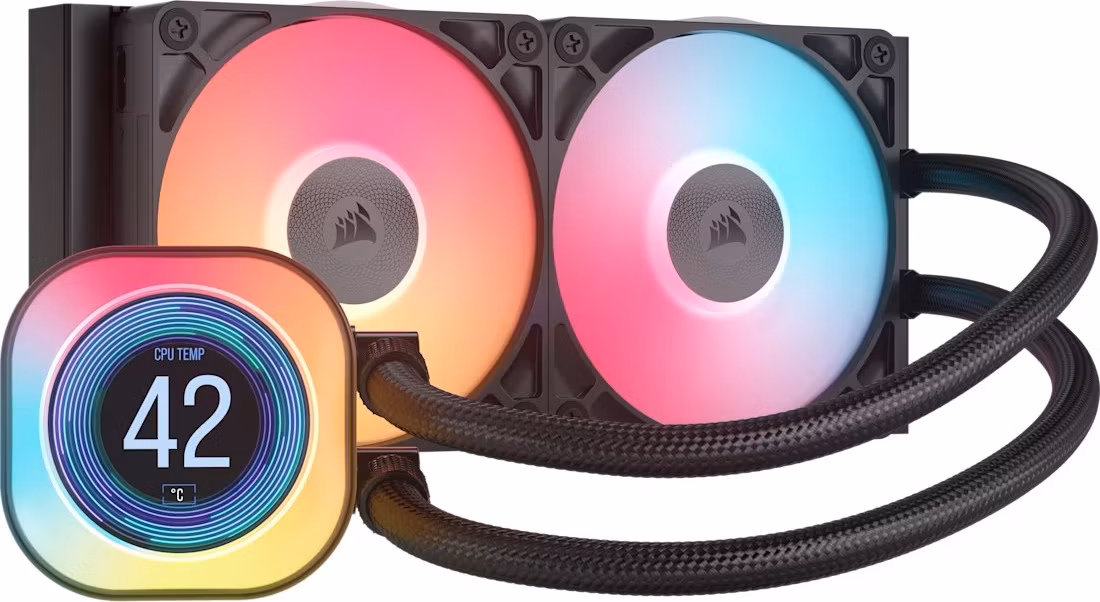 CORSAIR iCUE LINK TITAN 240 RX RGB AIO LCD, 240mm