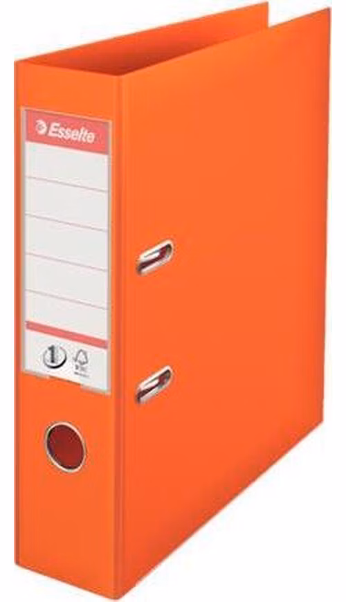 ESSELTE No. 1 pákový pořadač Power A4 75mm oranžový