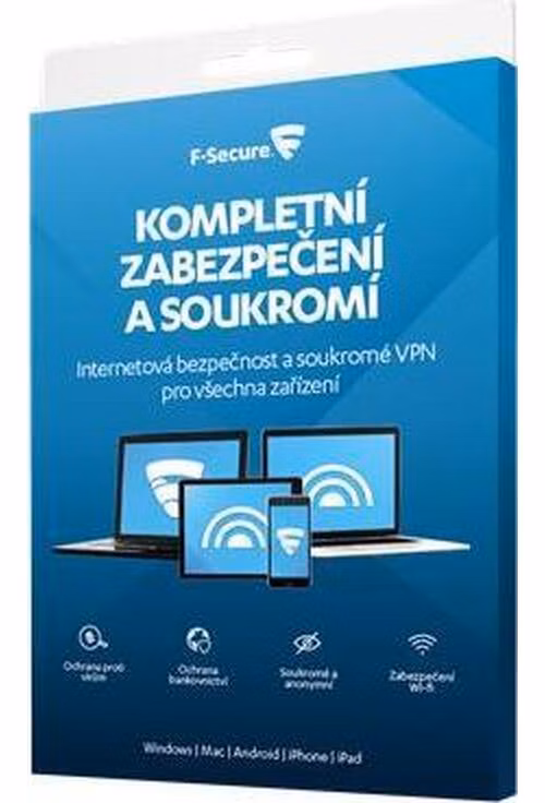 F-Secure Total Security (1 rok, 3 zařízení) - CZ elektronicky