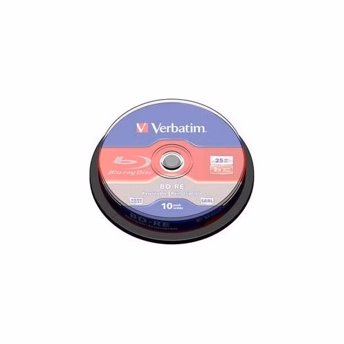 VERBATIM BD-RE SL(10-pack)Blu-Ray/vreteno/2x/25GB