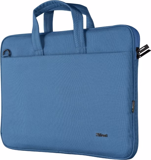 TRUST Taška na notebook 16" Bologna Slim Laptop Bag Eco, modrá