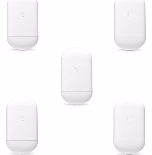Ubiquiti NanoStation 5AC Loco - AP/client 5GHz, anténa 13dBi MIMO2x2, airMAX AC - sada 5ks (bez PoE injektorů)